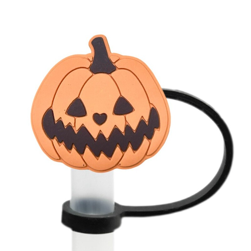 ハロウィーン公仔ストローキャップストロー防塵キャップ防塵カバー個性飲料ストローキャップクロスボーダー|undefined