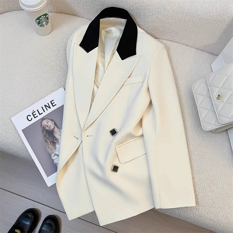 Spring Blazer for Women 2026 New Korean Style Design Niche Fashion Elegant Commuter Blazer for Women Spring Blazer for Women 2026 New Korean Style Design Niche Fashion Elegant Commuter Blazer for Women