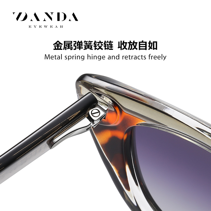 Nuevas gafas de sol polarizadas de placa S26113 Gafas de sol de protección solar para exteriores con marco TR retro de moda