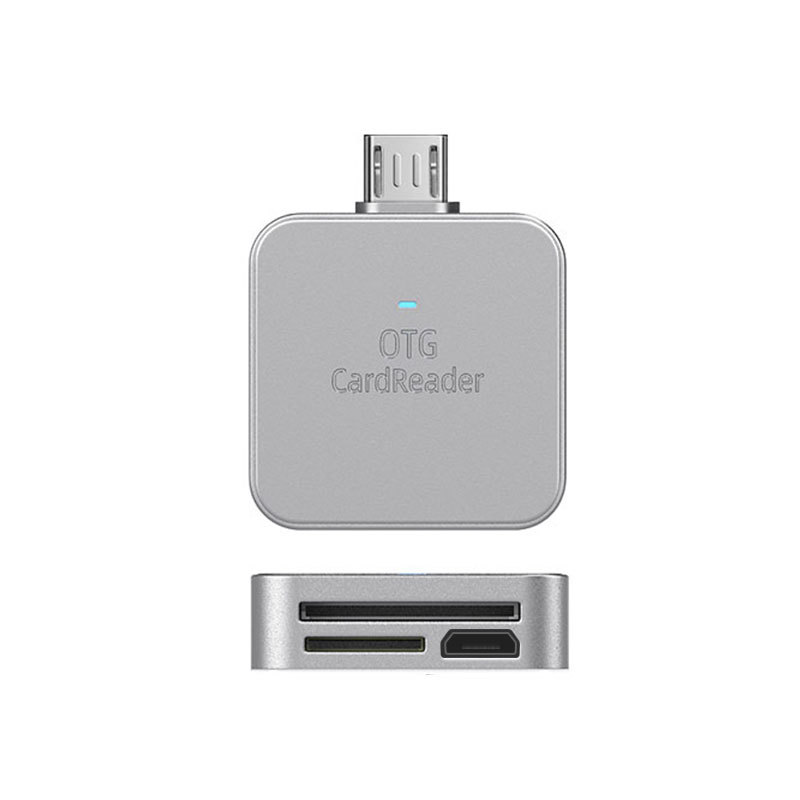 Aplicable al iPhone 2-en-1 Multi-función lector de tarjetas micro teléfono móvil tipo-c tableta SD/TF lector de tarjetas