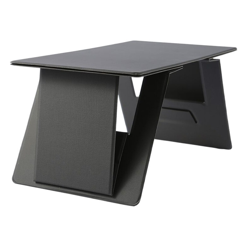 二世代の新しいカードの折り畳みの机の上の小さいテーブルは超薄くて、携帯の多機能のノートパソコンの机を収納します。