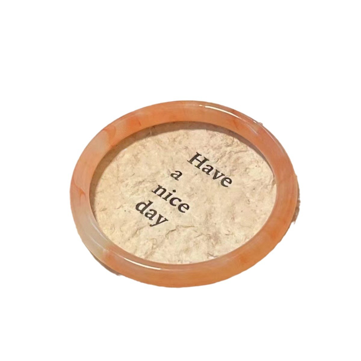 El pequeño libro rojo imita la pulsera de jade con la misma barra de vidrio grueso de un paso sonido pulsera de miel de arce rojo