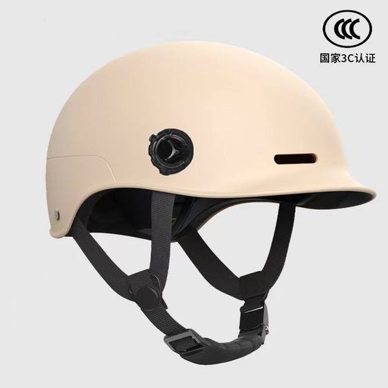 Electric battery car helmet men's summer half helmet women's four-season helmet electric car light weather not stuffy sweat