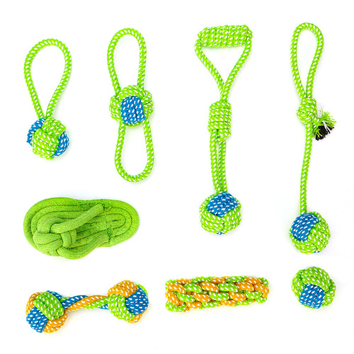 Pet Supplies New Pet Toys Combo Set Pet Cotton Rope Dog Toy Durable Chew Toys for Dogs