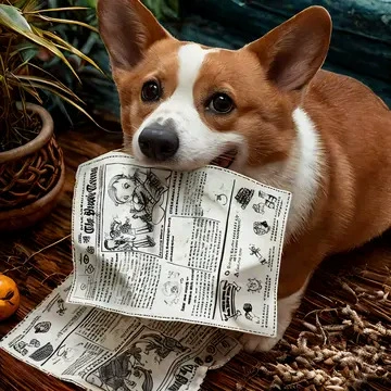 Собачья игрушка Симулятор Газеты Звук Бумаги Домашние игрушки