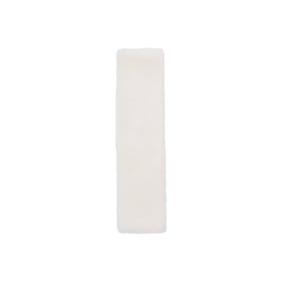 Seat belt shoulder pad Stuffed Solid Color Car Seat - imitation-rabbit-fur-shoulder-pads-white-about-256cm
