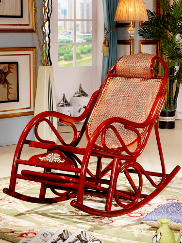 Wholesale rattan chair, lazy rattan chair, home adult elderly leisure chair, rattan art reclining chair