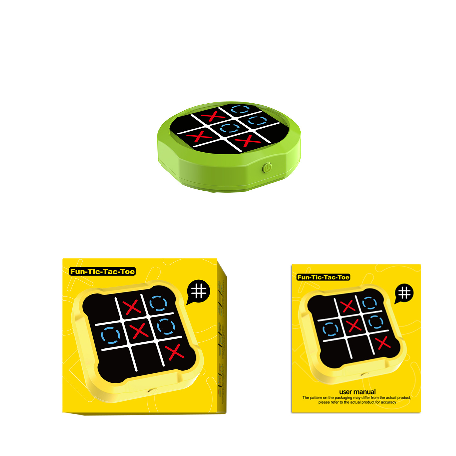 Super Tic Tac Tac Toys educativos para niños Juego de mesa familiar interactivo entre padres e hijos Juguetes de juegos de mesa portátiles todo en uno