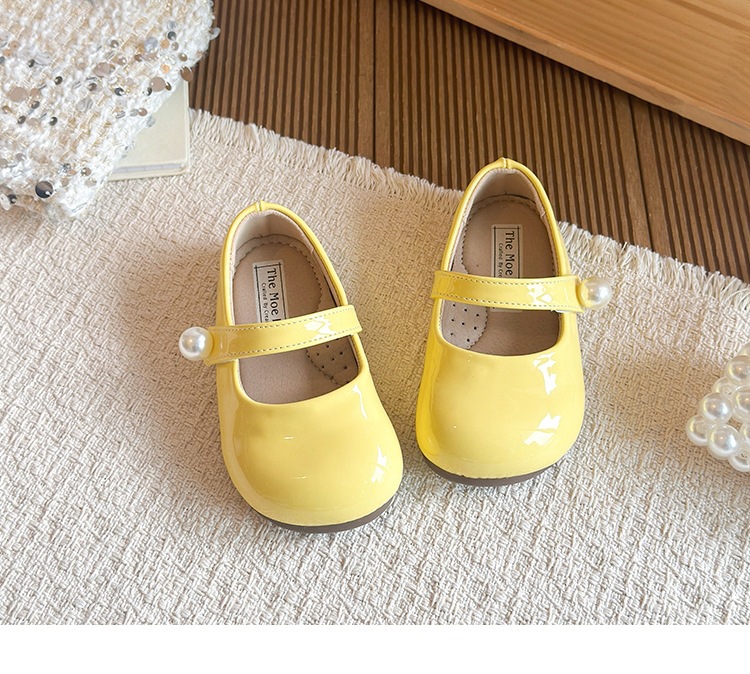 Klassische Mary Jane Ballerinas Mit Perlen Für Mädchen Elegant_voghion.com