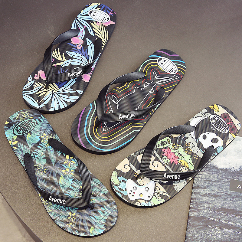 Summer flip-flops men's unique outdoor beach trend Korean anti-slip 2022 new outdoor sandals for men