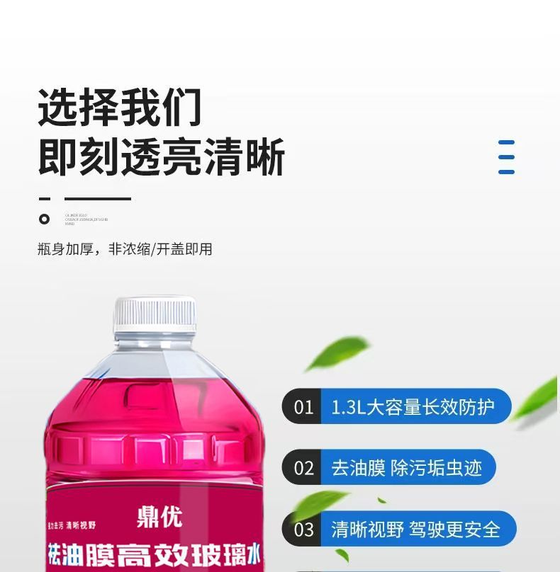 Winter Antifreeze Glass Cleaner, Suitable for All Seasons, Can Withstand Temperatures as Low as -40 Degrees, Whole Box, Car Decontamination, Northern Region Oil Film Remover, Insect Glue Remover