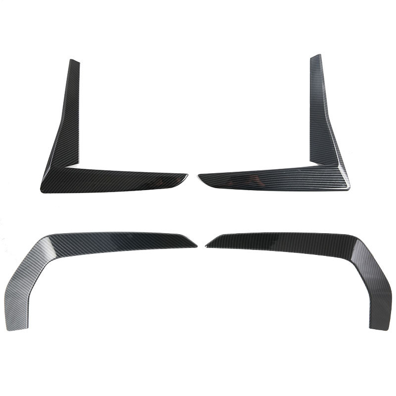 Suitable for 25 Bmw X3 Front and Rear Air Knife Trim Strips, Rear Fog Lamp Decorative Frames, Black Warrior Exterior Modification Accessories