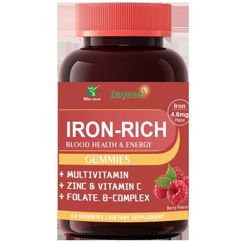 Wins Town Iron-Rich Gummies Dietary Supplement Blood Health Care
