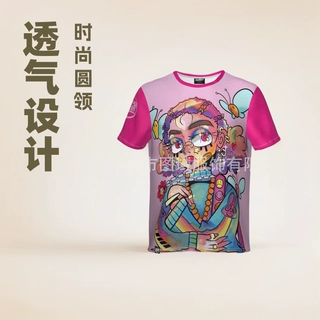 【新客立减】25夏季男女新品潮流时尚休闲圆领短袖运动透气T恤
