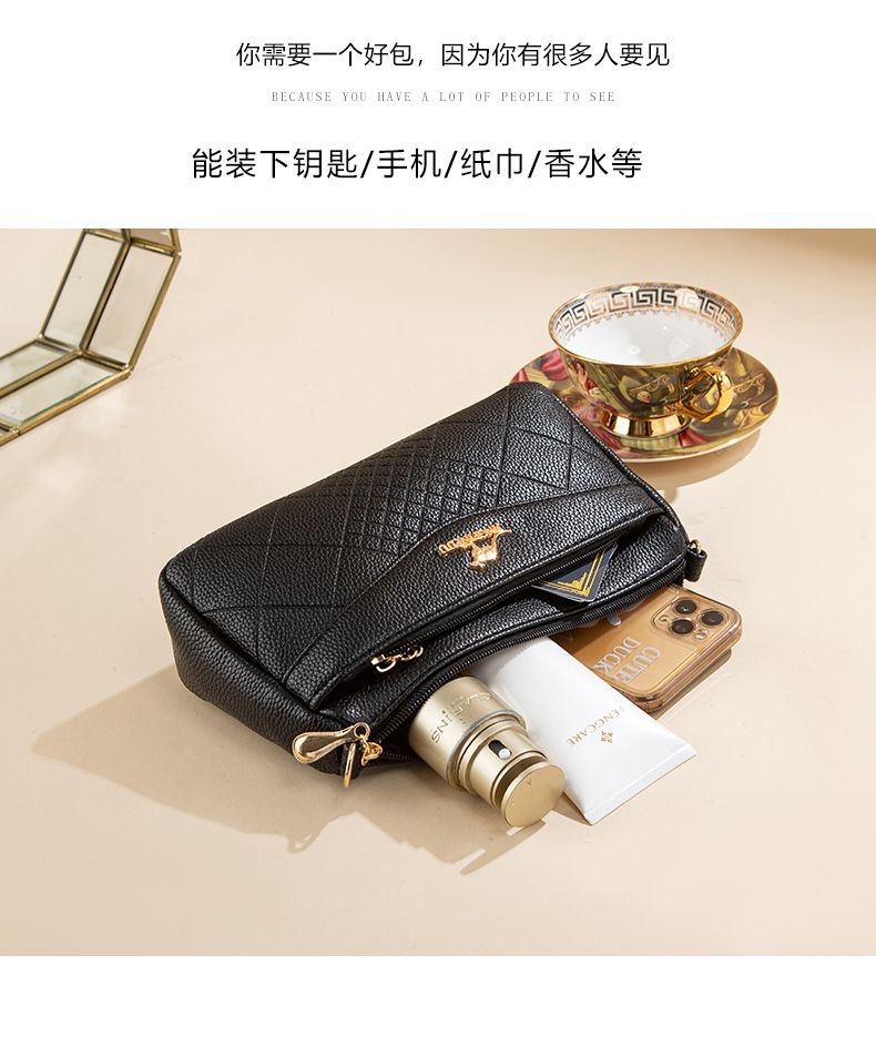Hengli Factory Kadın Hakiki Deri Dokulu Çapraz Taşıyıcı Mini Küçük Çanta Tek Omuz Alışveriş Bozuk Para Telefon Çantası Küçük Cüzdan Yumuşak Deri