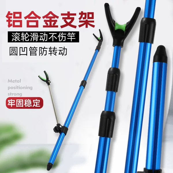 Super Hard Battery Bracket Large Rod Bracket Fishing Rod Bracket Rod Aluminum Alloy Ultra Light Platform Fishing Hand Rod Rod 20mm