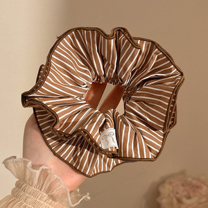 Dulce de alto nivel, anillo de cabello de intestino grueso, cordón de cabello de cola de caballo baja coreana, cordón de cabello grande, delicado, adornamiento de cabello de princesa de alto valor