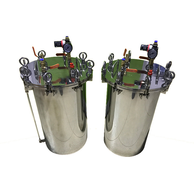 3L不锈钢压力桶厂家直供卡箍压力桶精密点胶桶 IEI压力桶3L 2L 1L