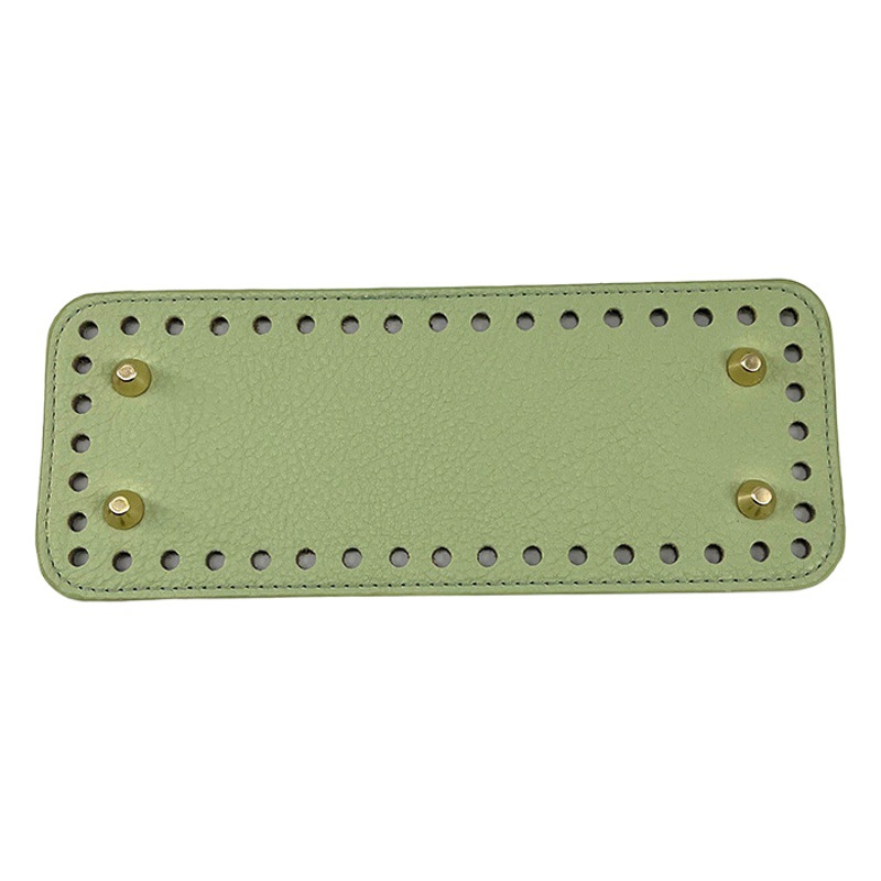New lychee pattern bag bottom diy hand-woven bag base hardware leather luggage accessories in stock wholesale