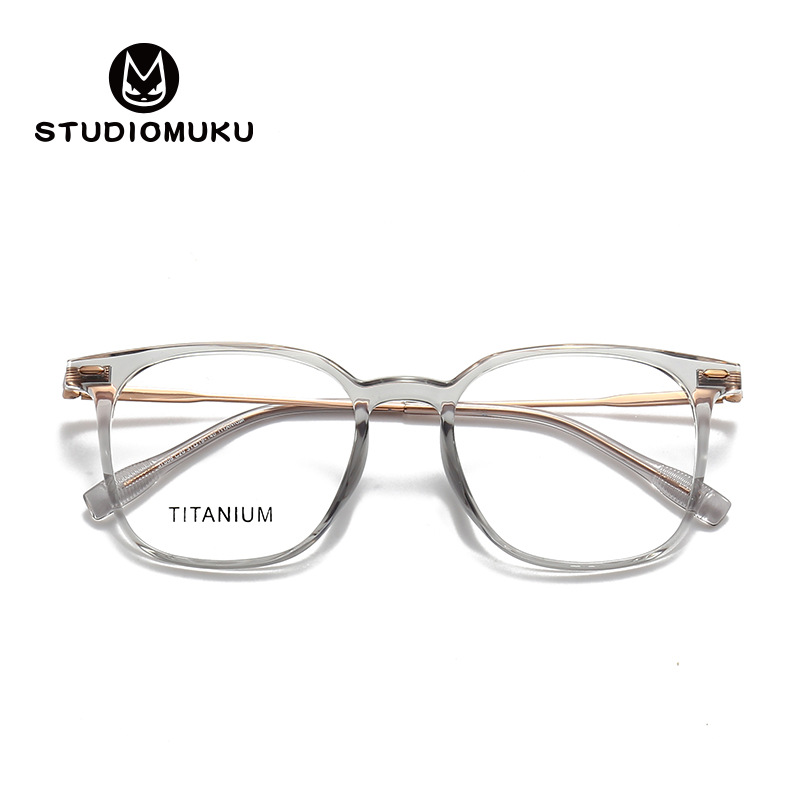 STUDIOMUKU gafas frescas de madera simple y generosa artesanía exquisita y textura ligera gafas lisas gafas de Marco
