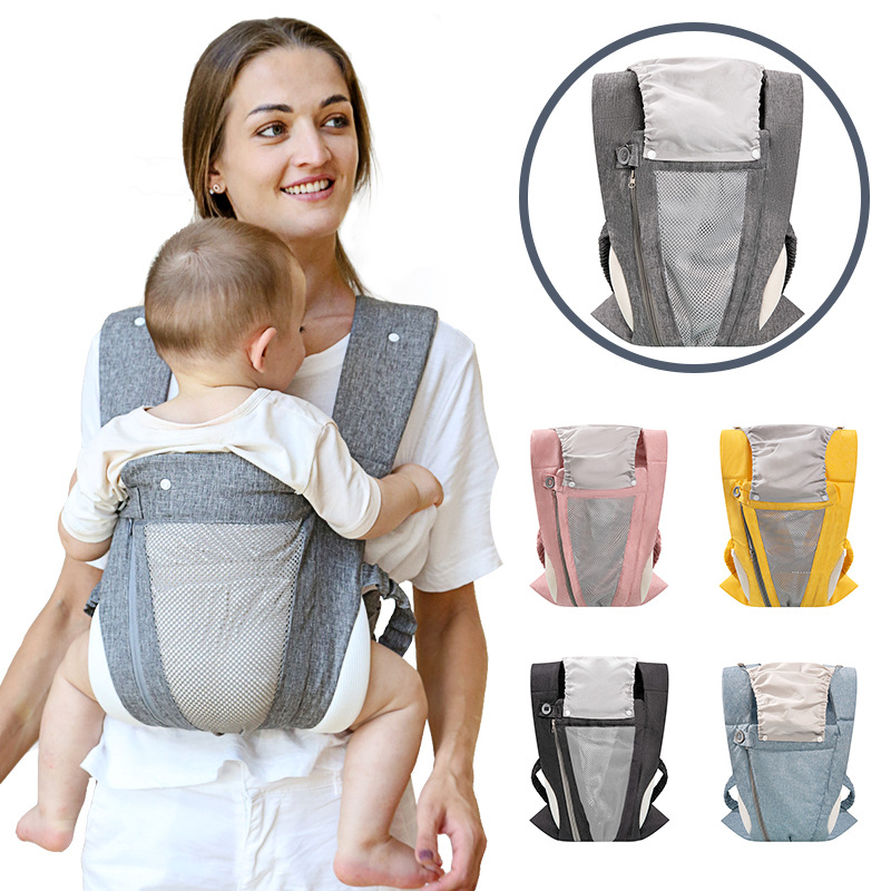 Baby Carrier, Multifunctional Front-Carry Style, Simple Horizontal Carry Style, Double-Shoulder Baby Carrier, Portable Breathable Waist Belt, Lightweight