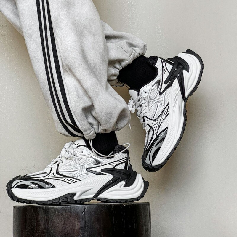 Water Tarantula Rattlesnake AD Edition Sports Torre Shoes Thick Sole Retro Black Samurai Color Men and Women 25 Spring Increase Gao Zexi Wind