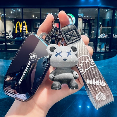 5 series 3 series x3x1 men's and, Car key bag - model-f-gradient-gray-key-cover-gray-violent-bear