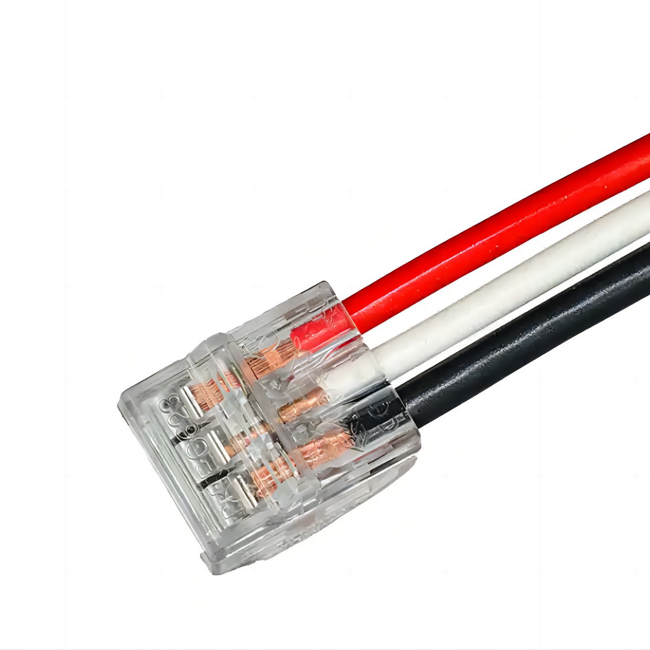 Terminal de conexión rápida PCT conector de cable flexible y duro 4 conector de conexión de cable cuadrado tipo prensado conector de lámpara universal