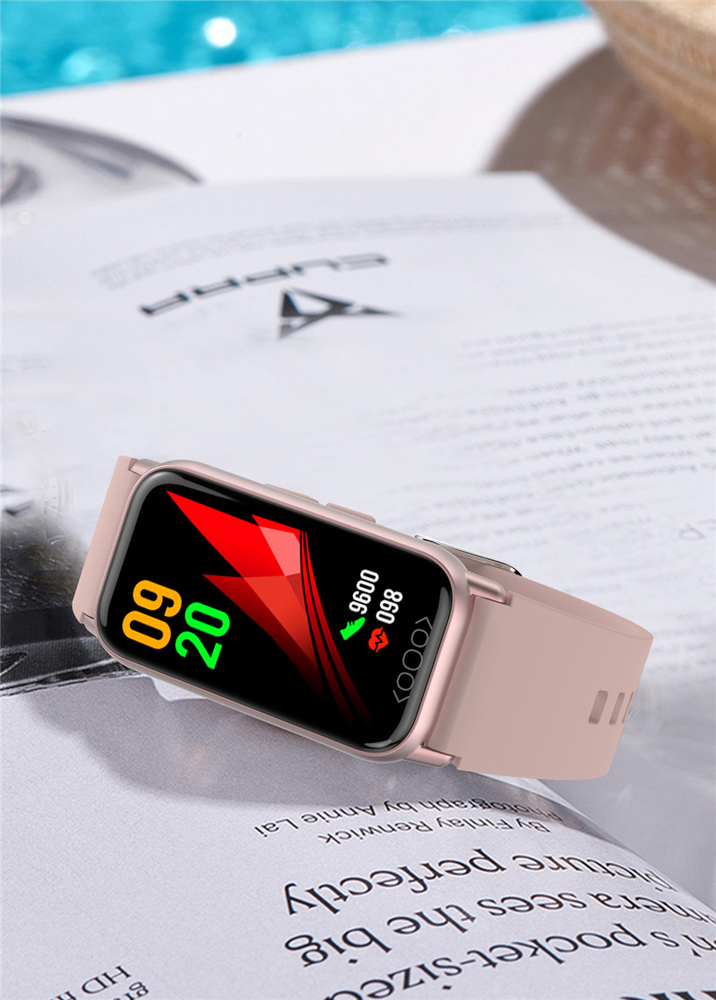 The new cross-border TK72 smartwatch is a remote care fitness band for blood sugar, heart rate, blood pressure, blood oxygen and body temperature monitoring undefined