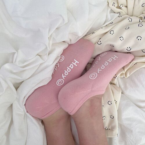 Spring and summer new style smiling face short-tube boat socks for women summer thin low-cut shallow mouth sweat-absorbent breathable invisible boat socks