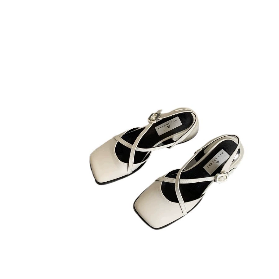 Summer sandals low-cut, french style, 2024 years