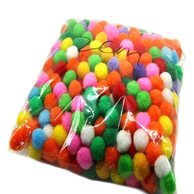 Protección del Medio Ambiente pompón piel Bola de los niños DIY Juguetes Accesorios de ropa accesorios de juguete ventas directas de la fábrica