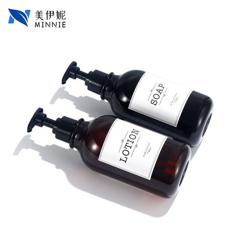 500ml shower gel bottle, lotion push-type bottle, 300ml facial cleanser bottle, hand sanitizer bottle, PET plastic bottle