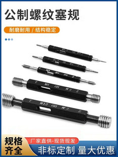 6H Metric Internal Thread Gauge Plug Gauge Pass/Fail Gauge Internal Thread Gauge Inspection Tool Coarse Thread Gauge Fine Thread Pass Gauge Fail Gauge M1-100