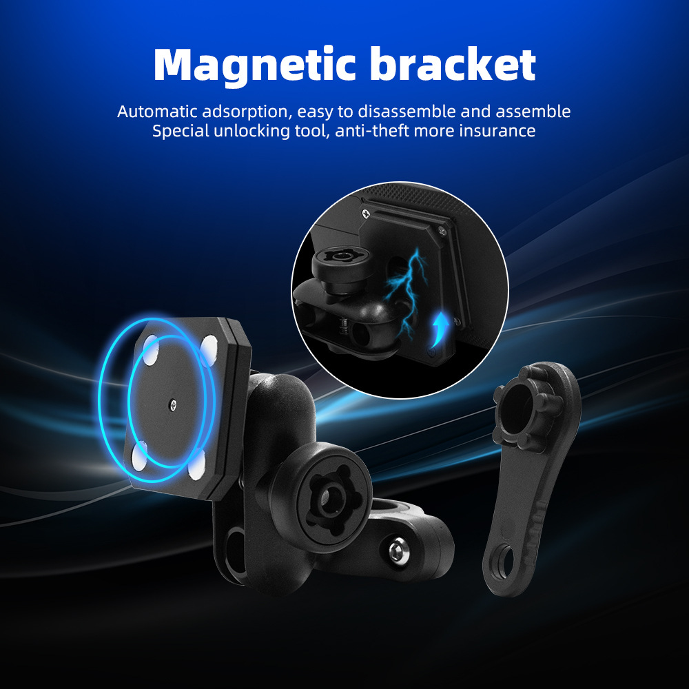 6.25inch Motorcycle Wireless Carplay/Android Auto Phone Screen Projection Dash Cam
