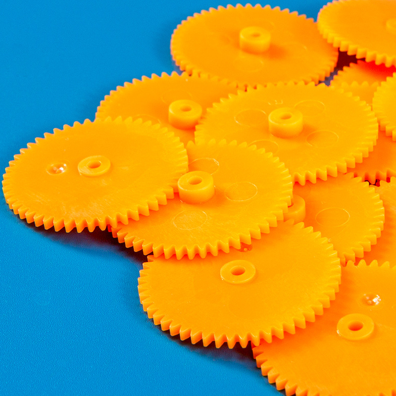 Kit de engranajes plásticos pequeños material didáctico para producción tecnológica y modelos educativos
