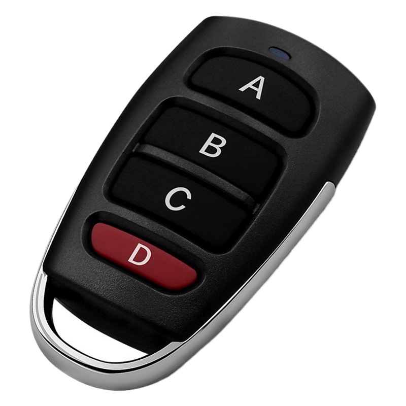 Amazon 433m Comercio exterior nueva copia puerta de garaje control remoto transfronterizo Comercio electrónico ABCD metal clon control remoto