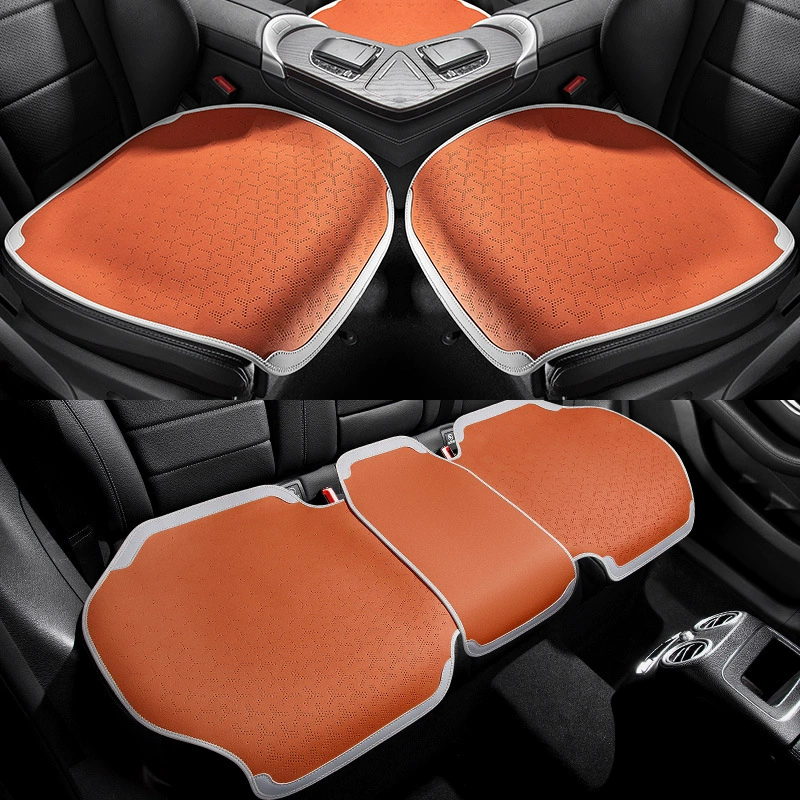 2022 новая кожаная ультратонкая дышащая одноместная вентилируемая седельная Подушка-тройка с маленькой талией