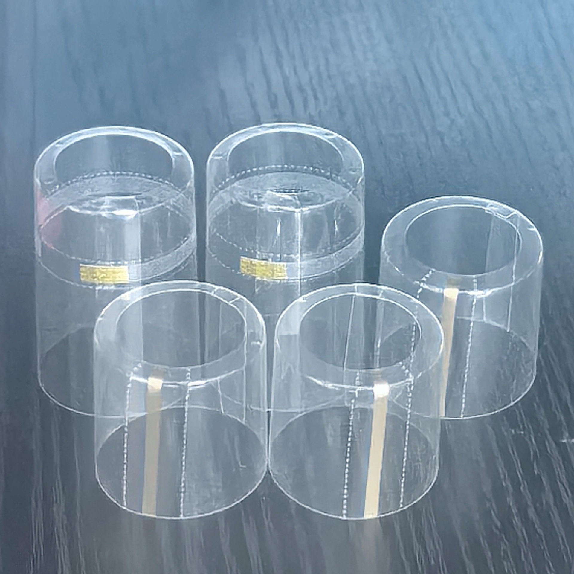 透明胶帽 易撕拉线封口膜 PVC收缩膜 瓶口塑封膜 顶镂空成型酒帽