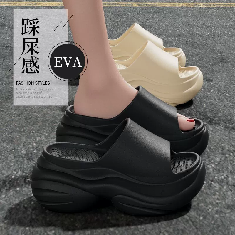 2025 новые тапки с толстой подошвы для женщин