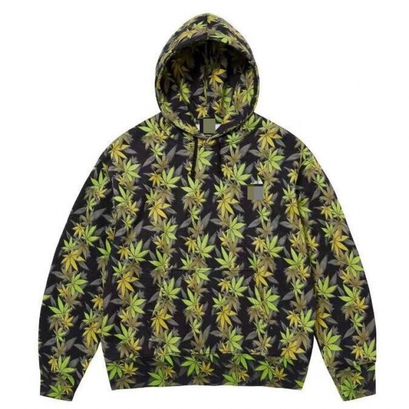 新款 迷彩经典刺绣加绒帽衫宽松男女连帽卫衣潮牌现货整单棉|undefined
