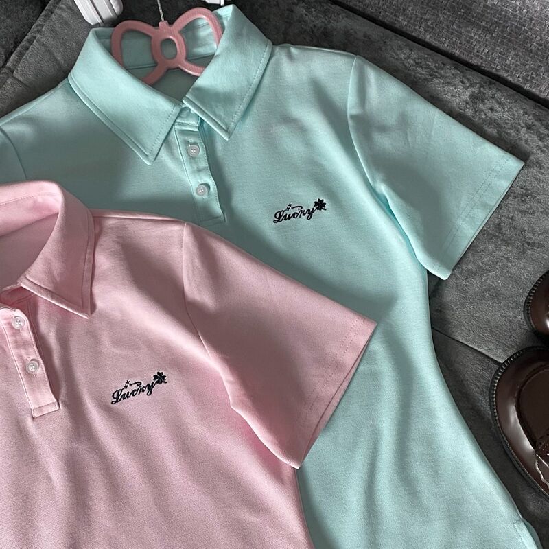 Vanilla Yuanzi Jk Original Polo Shirt Uniform School Supply Versatile Summer New Product Preppy Style Waist Embroidered Shirt for Women