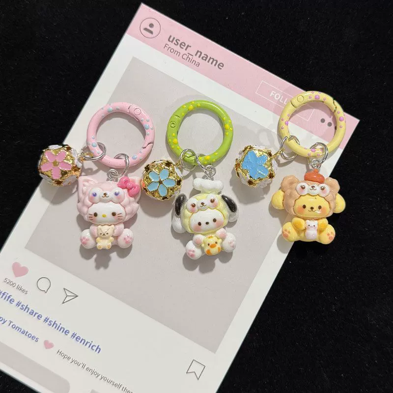 Sanrio, мультяшная подвеска, школьный рюкзак, подвеска