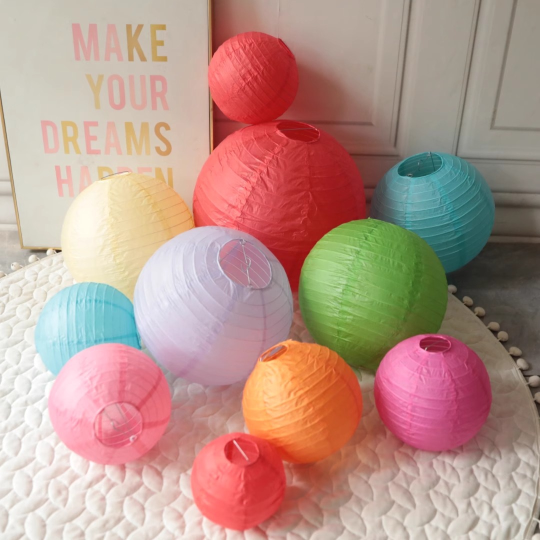 中秋节折叠纸灯笼猜灯谜灯笼商场幼儿园活动道具挂饰场景布置挂件