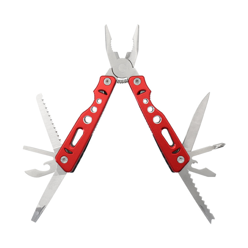 不锈钢多功能钳 可折叠多孔钳 户外野营求生工具钳 维修尖嘴钳子