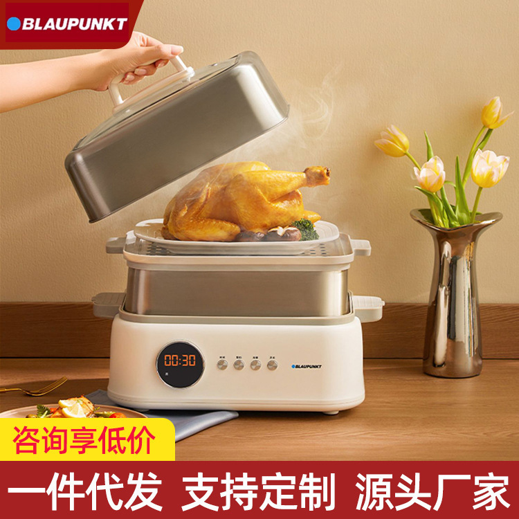 Bp-Zg03 Stainless Steel Electric Steamer, Steam Stew Pot, Water-Separation Stew Pot, Steam Pot, Steam and Stew All-In-One with Reservation Function Bp-Zg03 Stainless Steel Electric Steamer, Steam Stew Pot, Water-Separation Stew Pot, Steam Pot, Steam and Stew All-In-One with Reservation Function