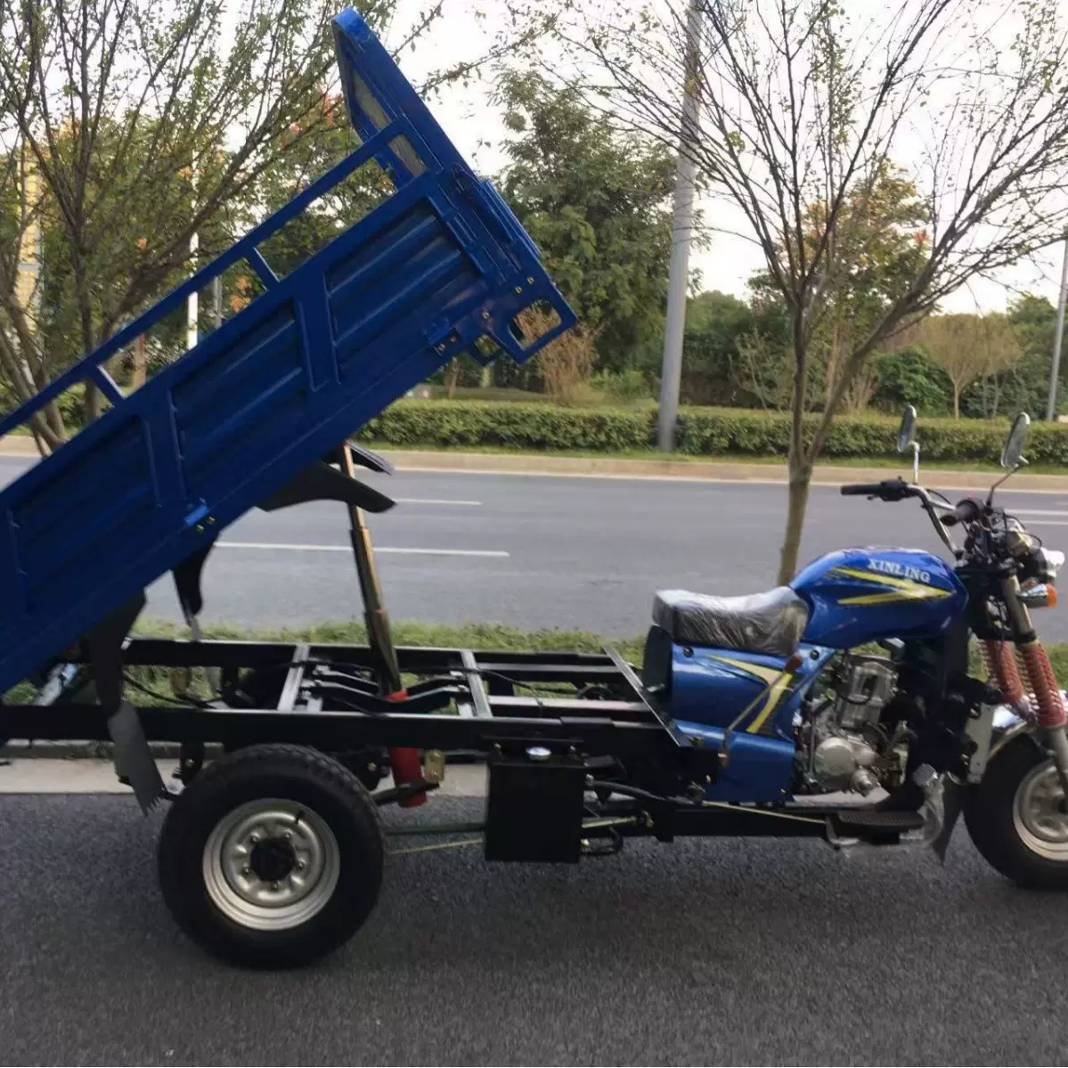 只做外贸 新陵牌 三轮摩托车 200CC水冷 自卸