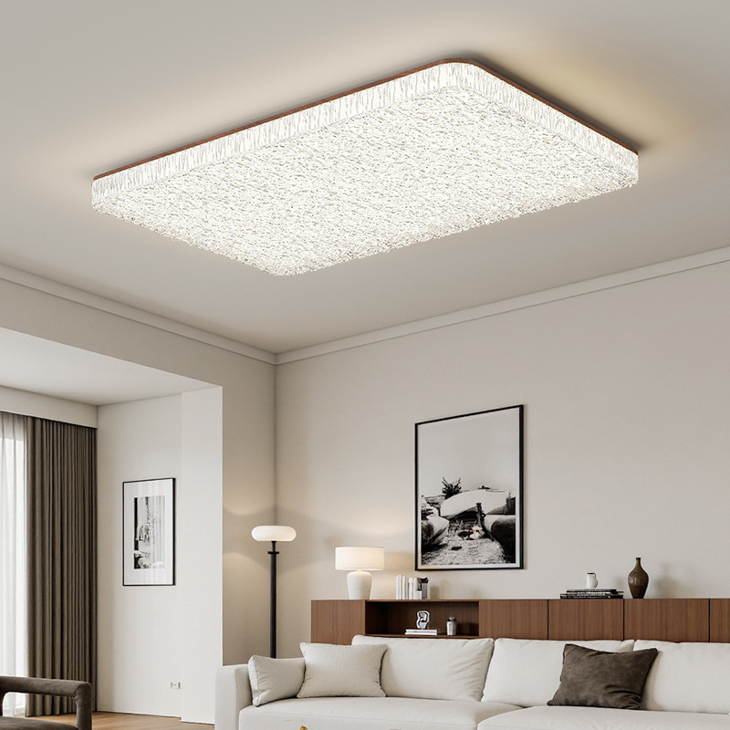 Lámpara de sala de estar de espectro completo italiana lujosa luz de techo antiguo de alto nivel de grietas de hielo para proteger los ojos de la lámpara 461L