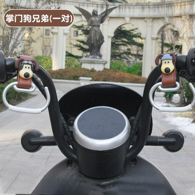 Cross-border hot selling stroller Other Electric Vehicle Accessories - aluminum-alloy-hook-boss-dog-brother-hook-brown-pair