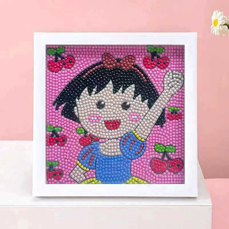 DIY-набор для алмазной мозаики 17×17 см, пластиковая рама, дизайн щенок, полный набор инструментов для кладки